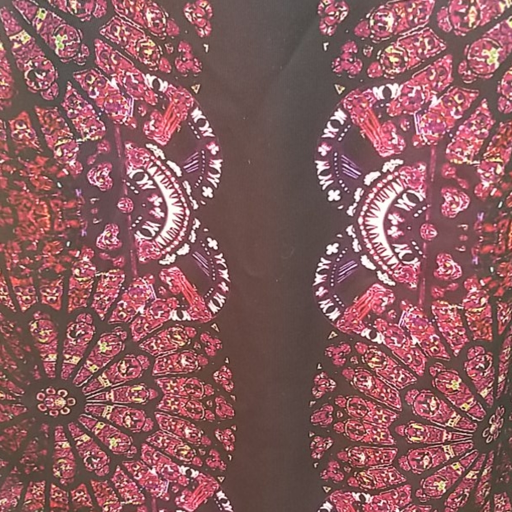 Dress, Short, Black, Multicolored - Picture 5 of 6